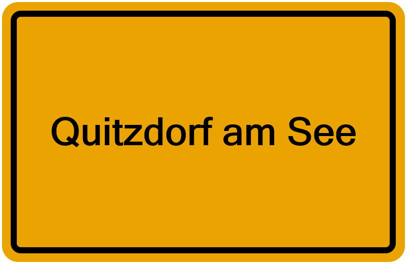 Handelsregisterauszug Quitzdorf am See